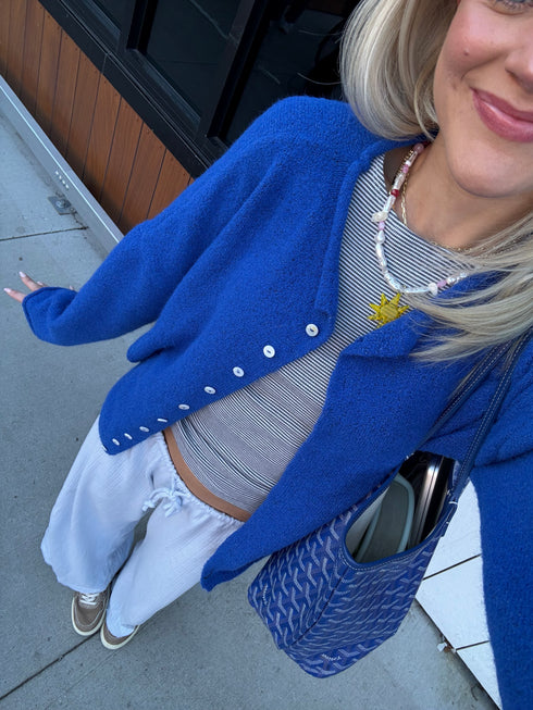 Coco Cutie Cardigan // Cobalt *PREORDER*